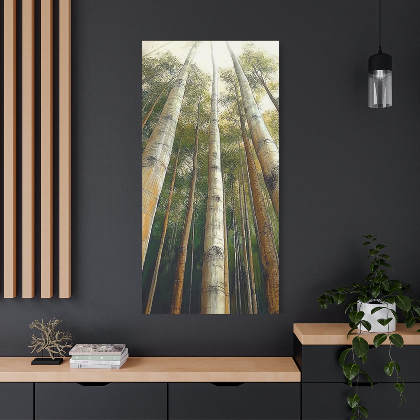Canvas Art - Tall Aspens