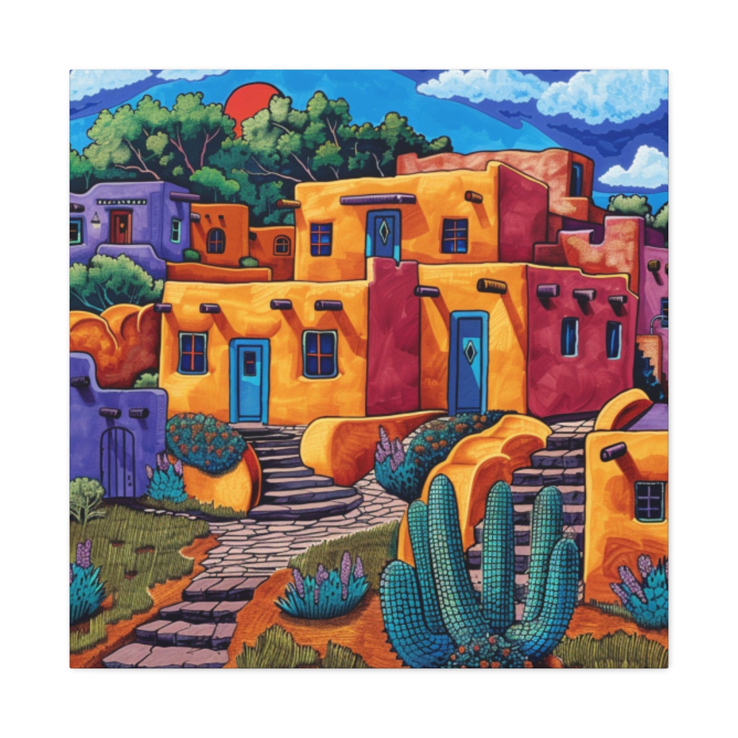 Canvas Print - Santa Fe Pueblo 22