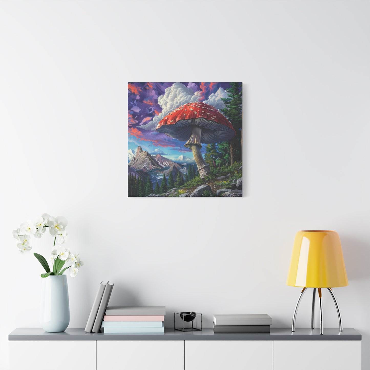 Canvas Print - Big Red Mushroom