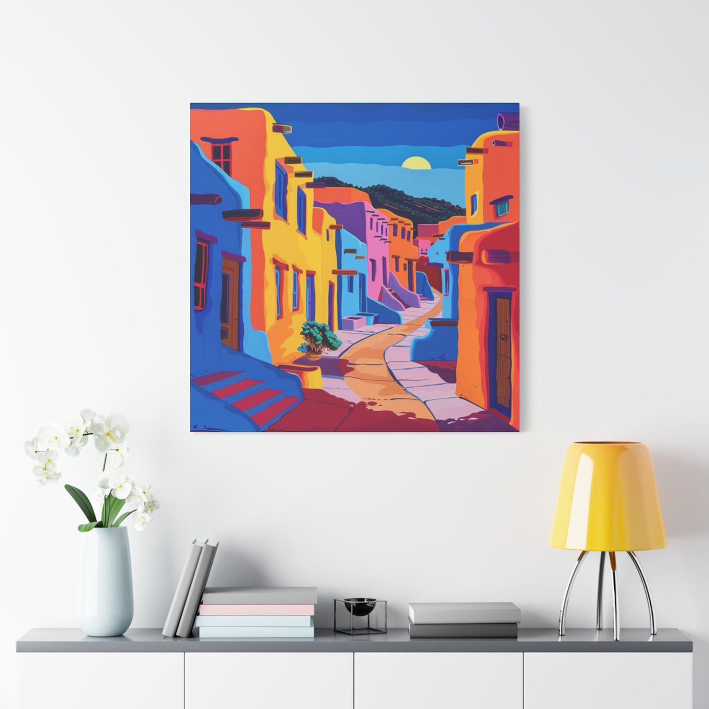 Canvas Wall Art - Santa Fe Street 405