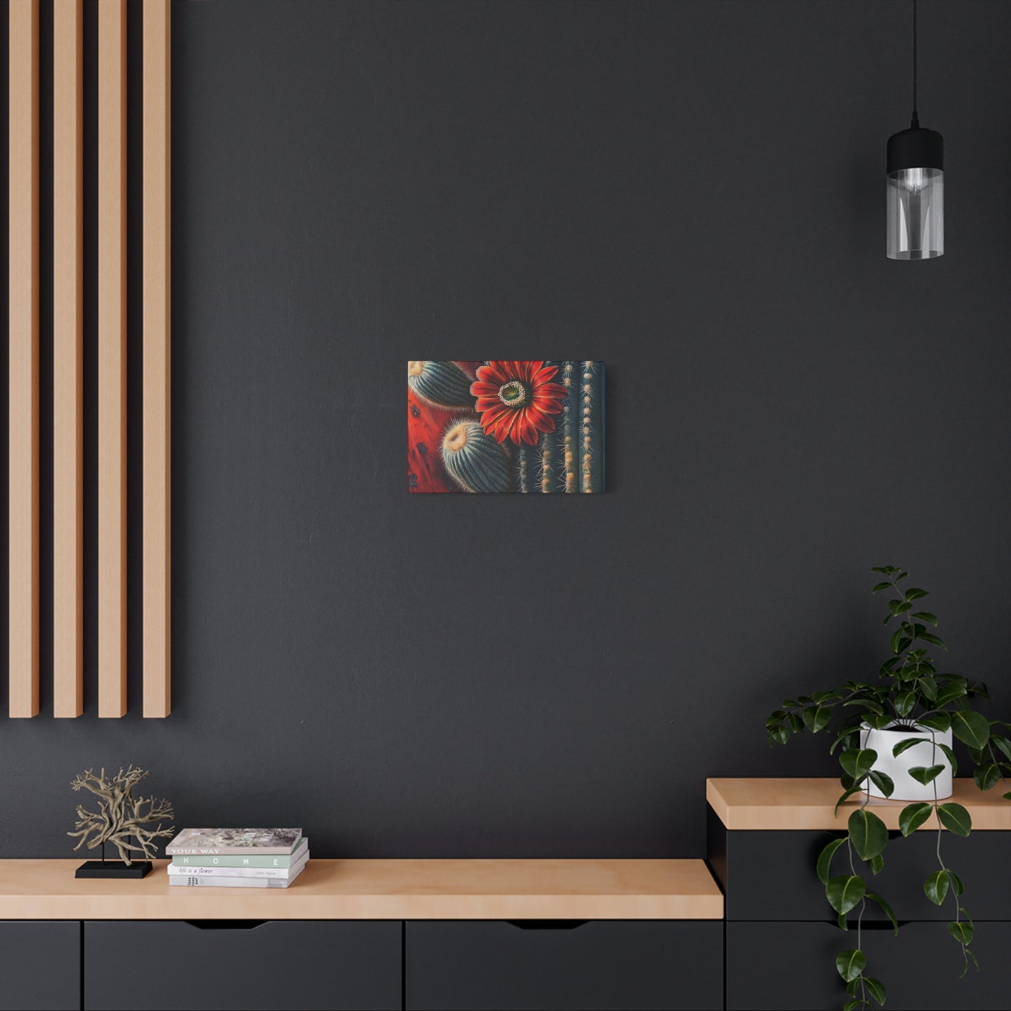 Canvas Print Santa Fe Bold Cactus Flower