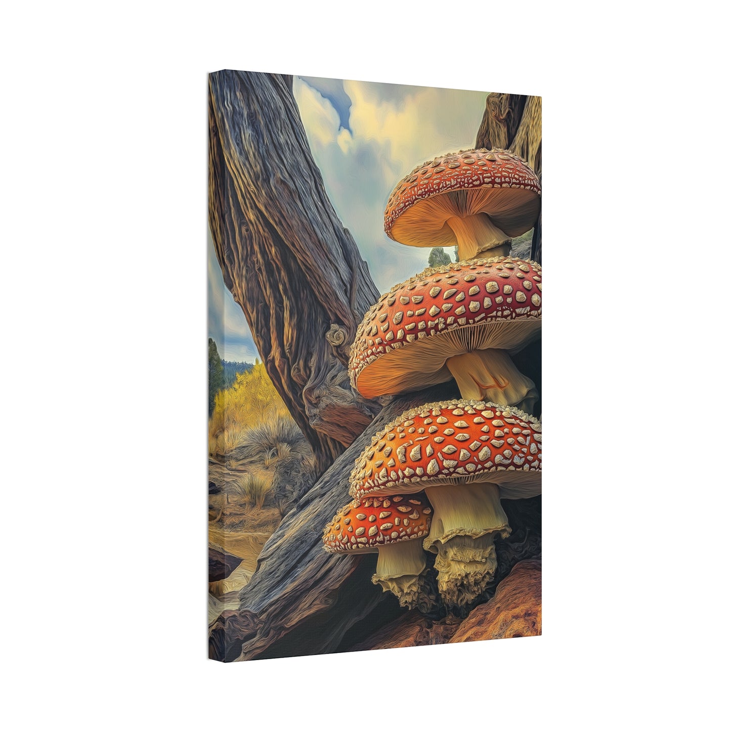 Wall Art - Mountain High Mushroom 1.5 inch depth