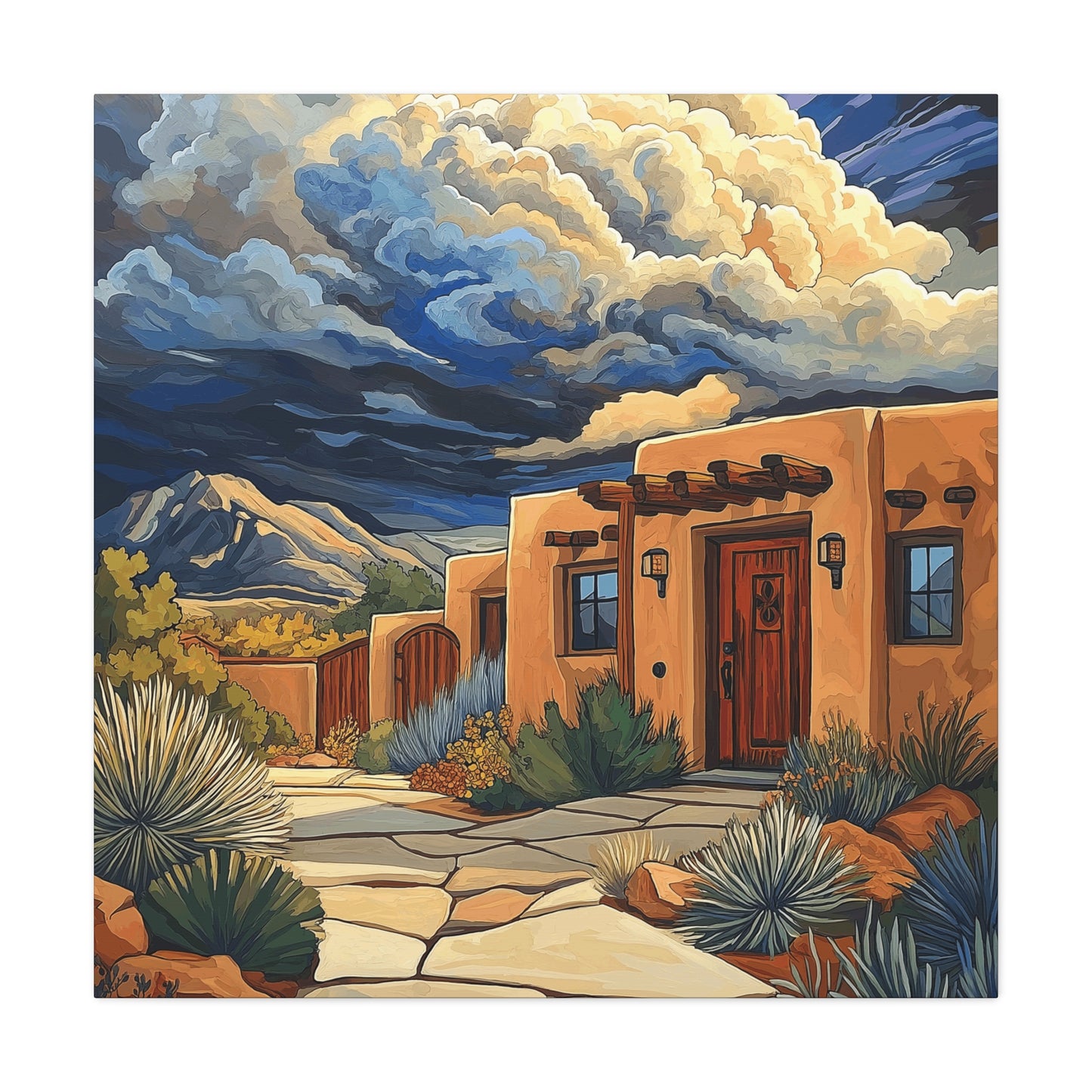 Southwestern Landscape Canvas Art - Stretched Wall Decor