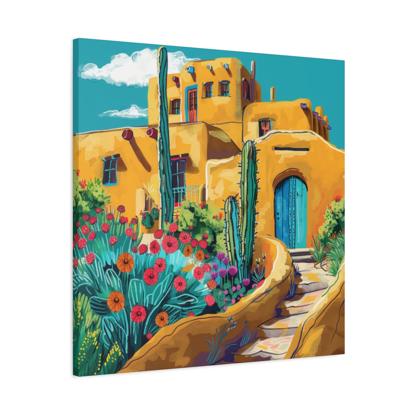 Canvas Print - Pueblo Village 101
