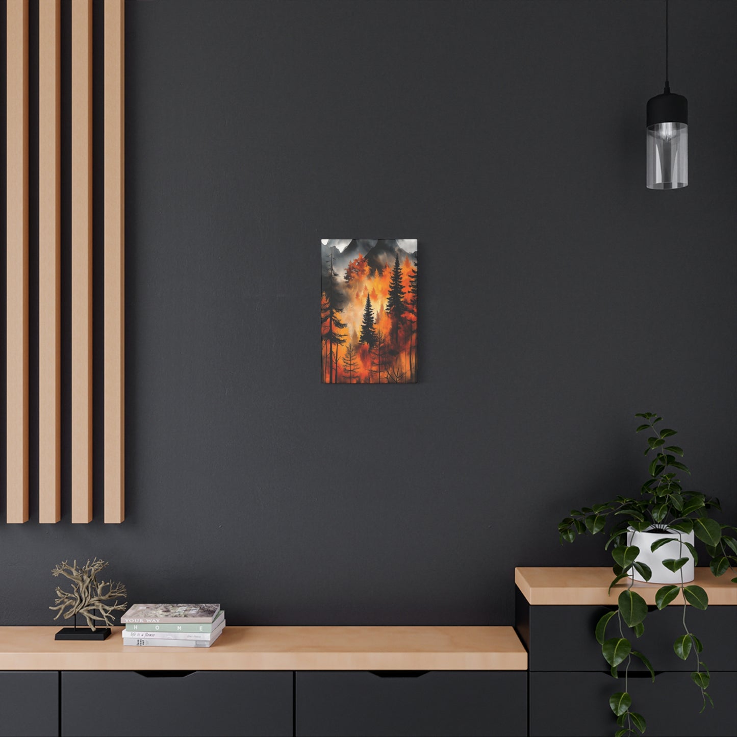Autumn Forest Wall Art - Matte Stretched Canvas, 1.25" Deep