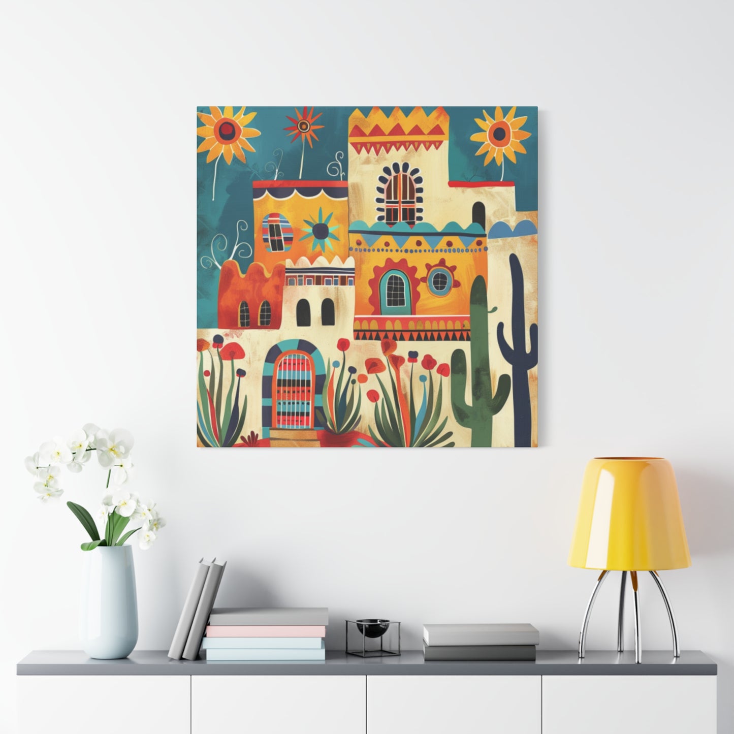 Canvas Wall Art - SF Pueblo 222