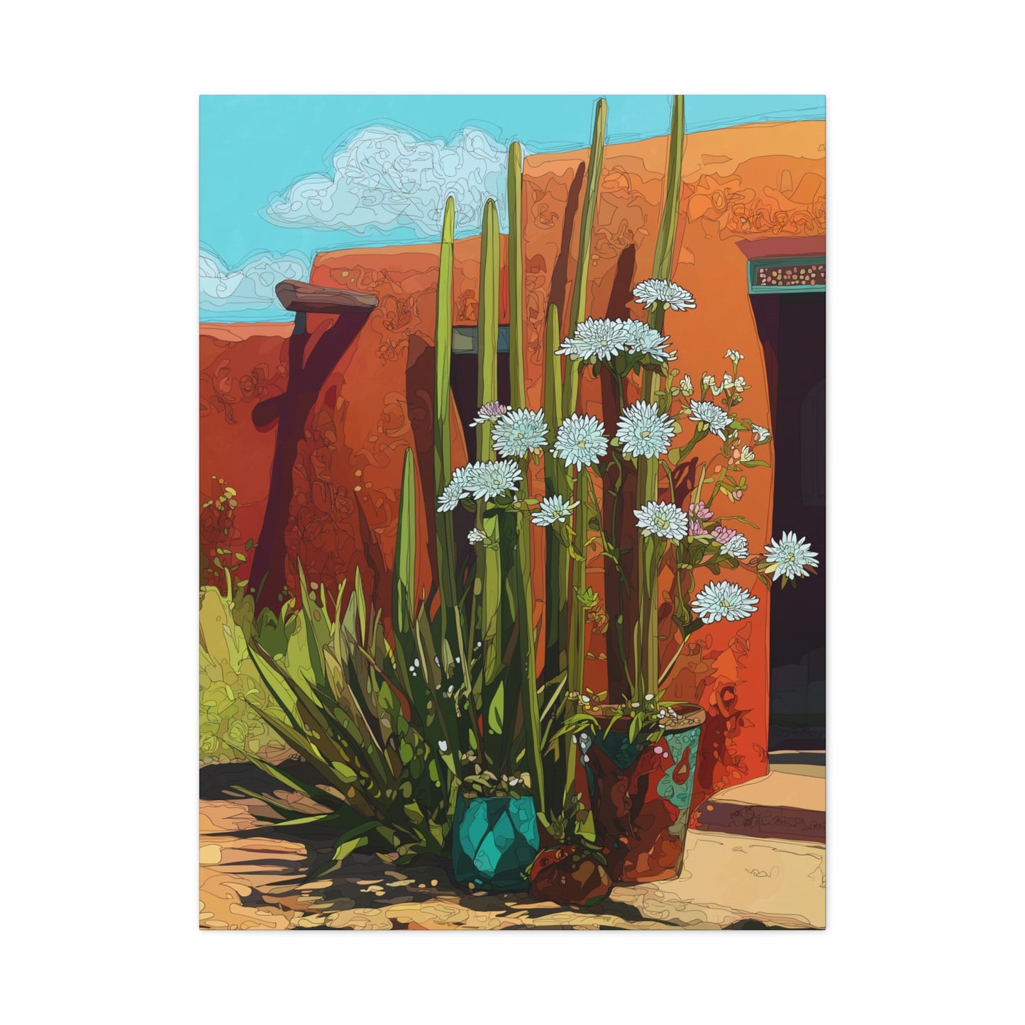 Canvas Print Santa Fe Casa #8
