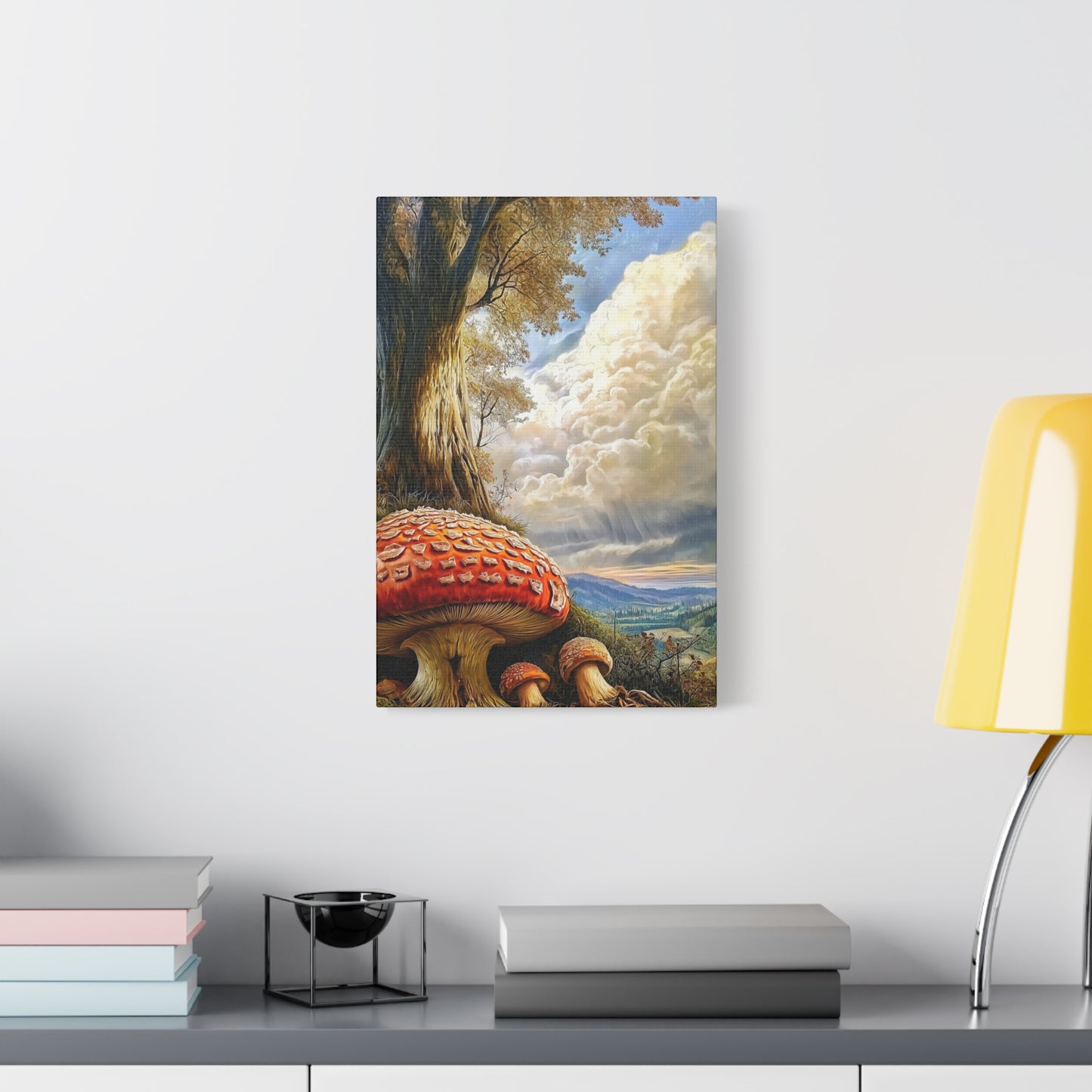Canvas Print - Giant Red Mushroom in Rockies