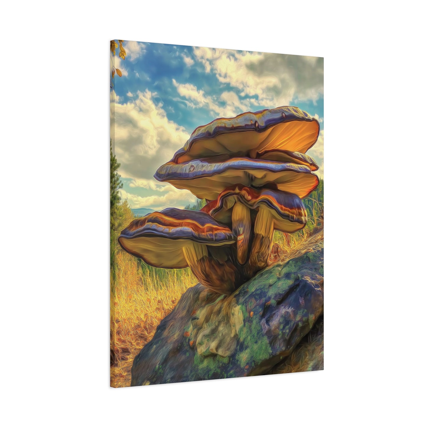 Canvas Print - Rockies Mushroom Purple