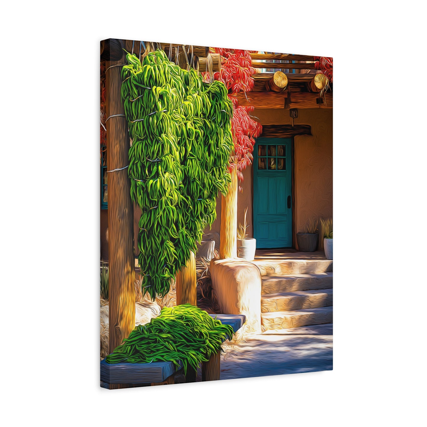 Canvas Wall Art - Green Green Chile Gem