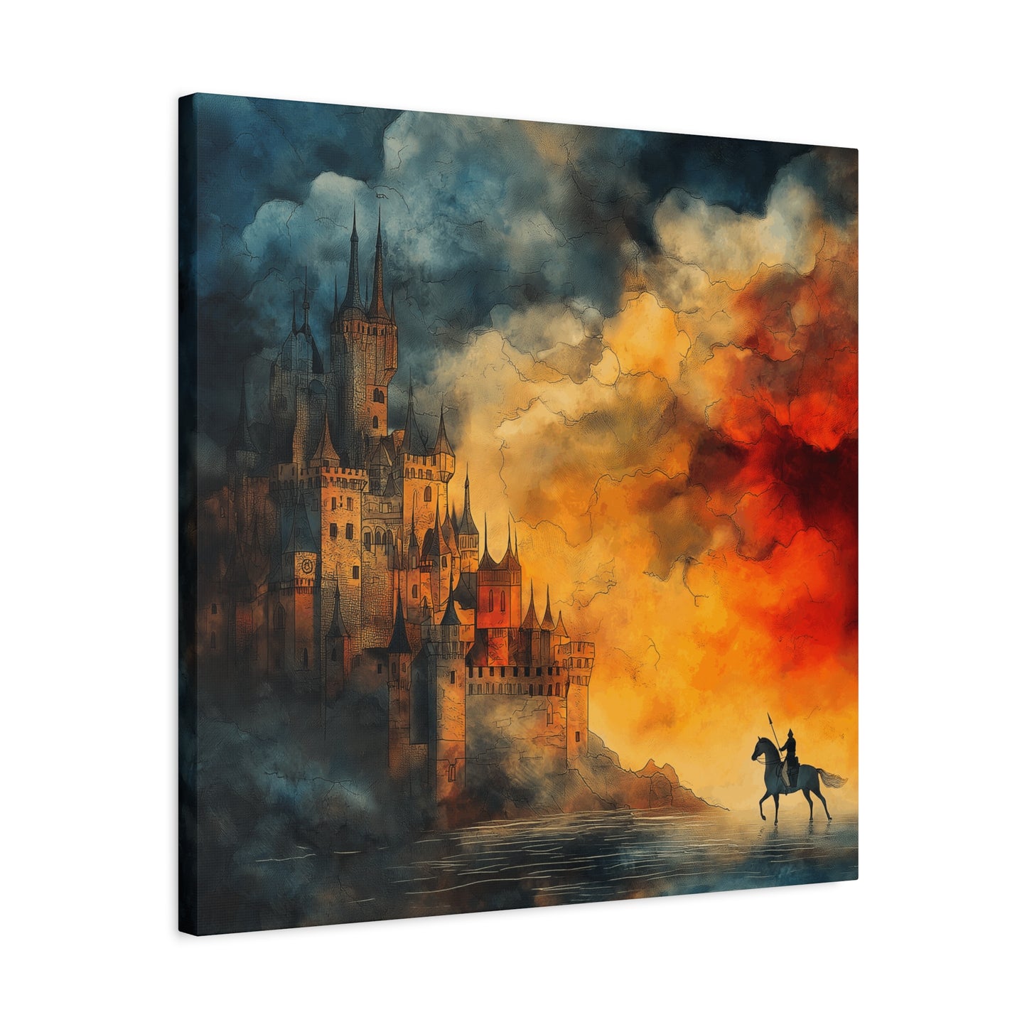 Fantasy Castle Canvas Art - Stretched Wall Decor for Home