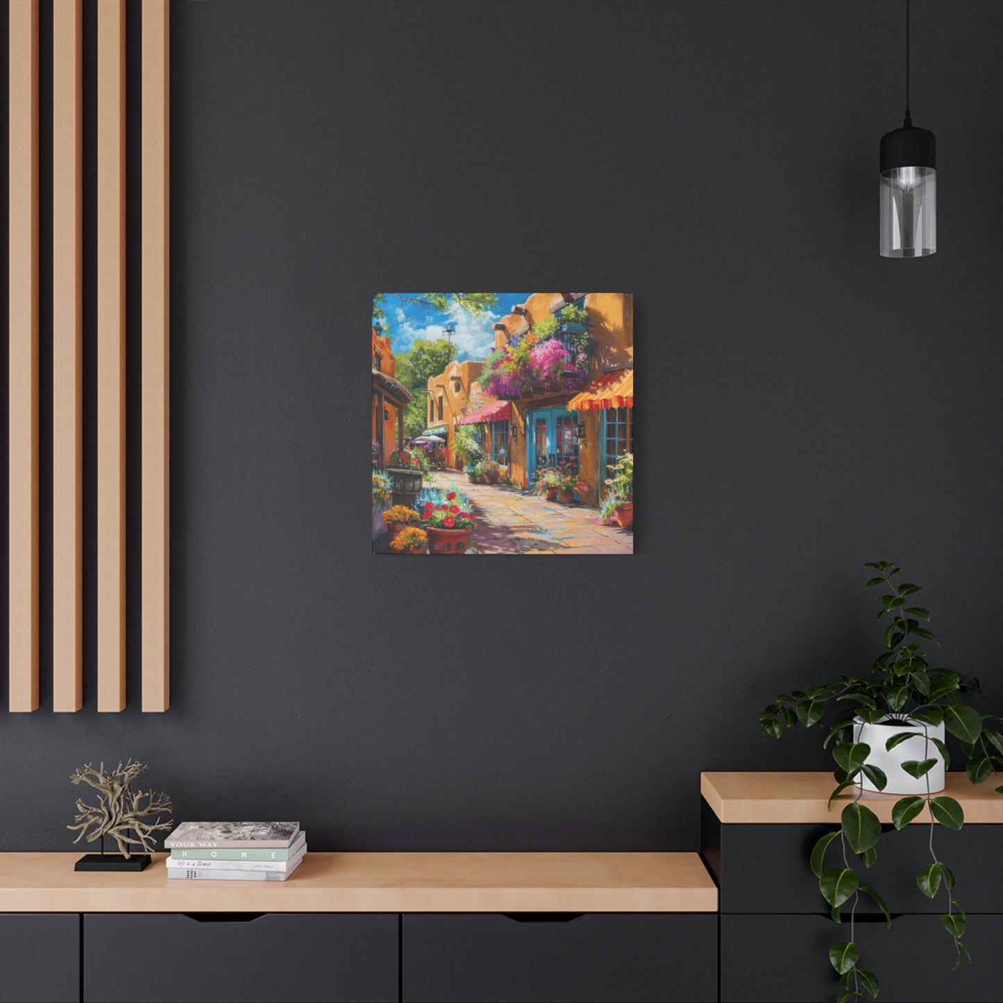 Canvas Print Santa Fe Street