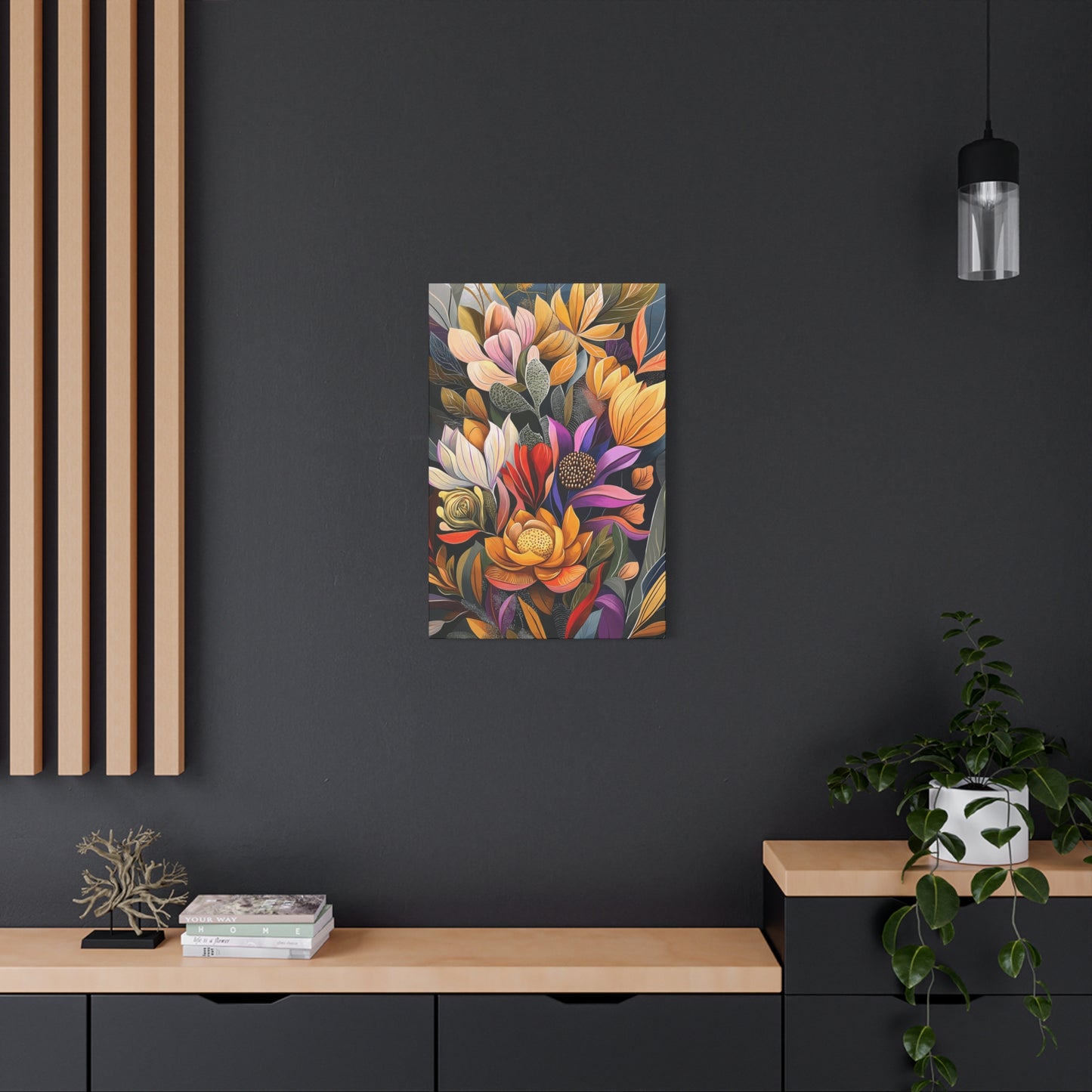 Canvas Art - Amazing Brilliant Flowers
