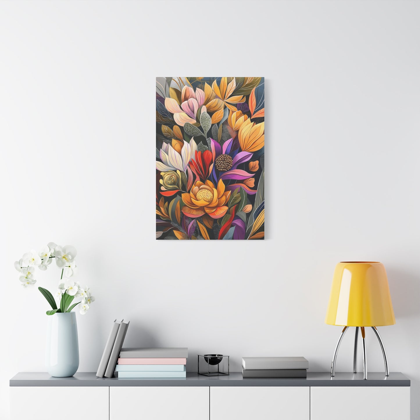 Canvas Art - Amazing Brilliant Flowers