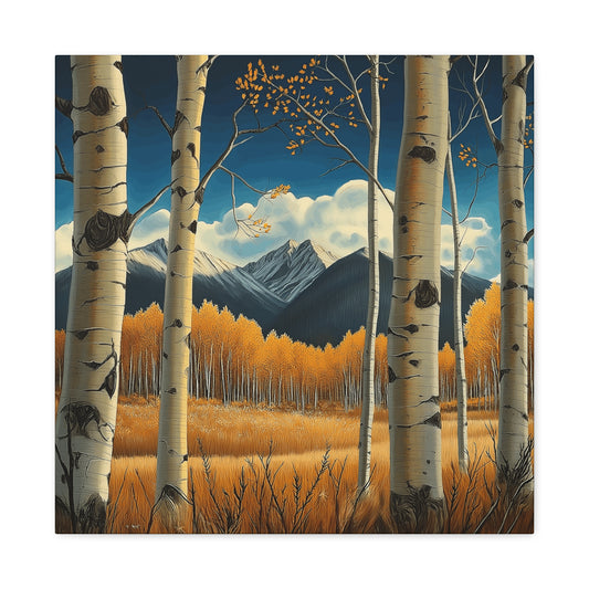 Canvas Print - Rocky Mountain Aspens