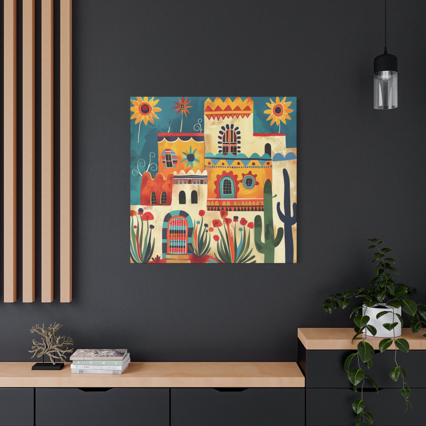 Canvas Wall Art - SF Pueblo 222