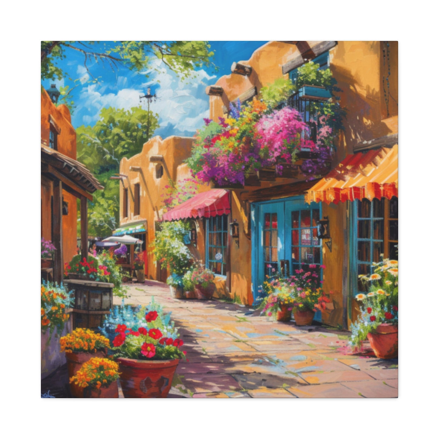 Canvas Print Santa Fe Street