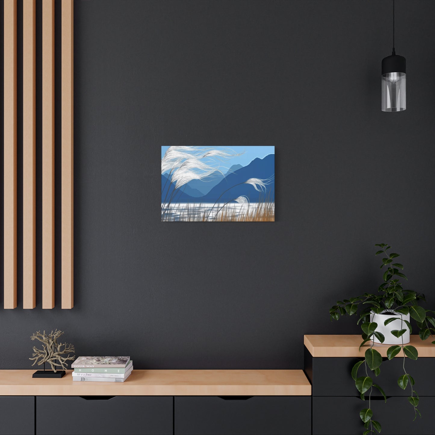 Canvas Wall Art - Blue Mountain Breeze