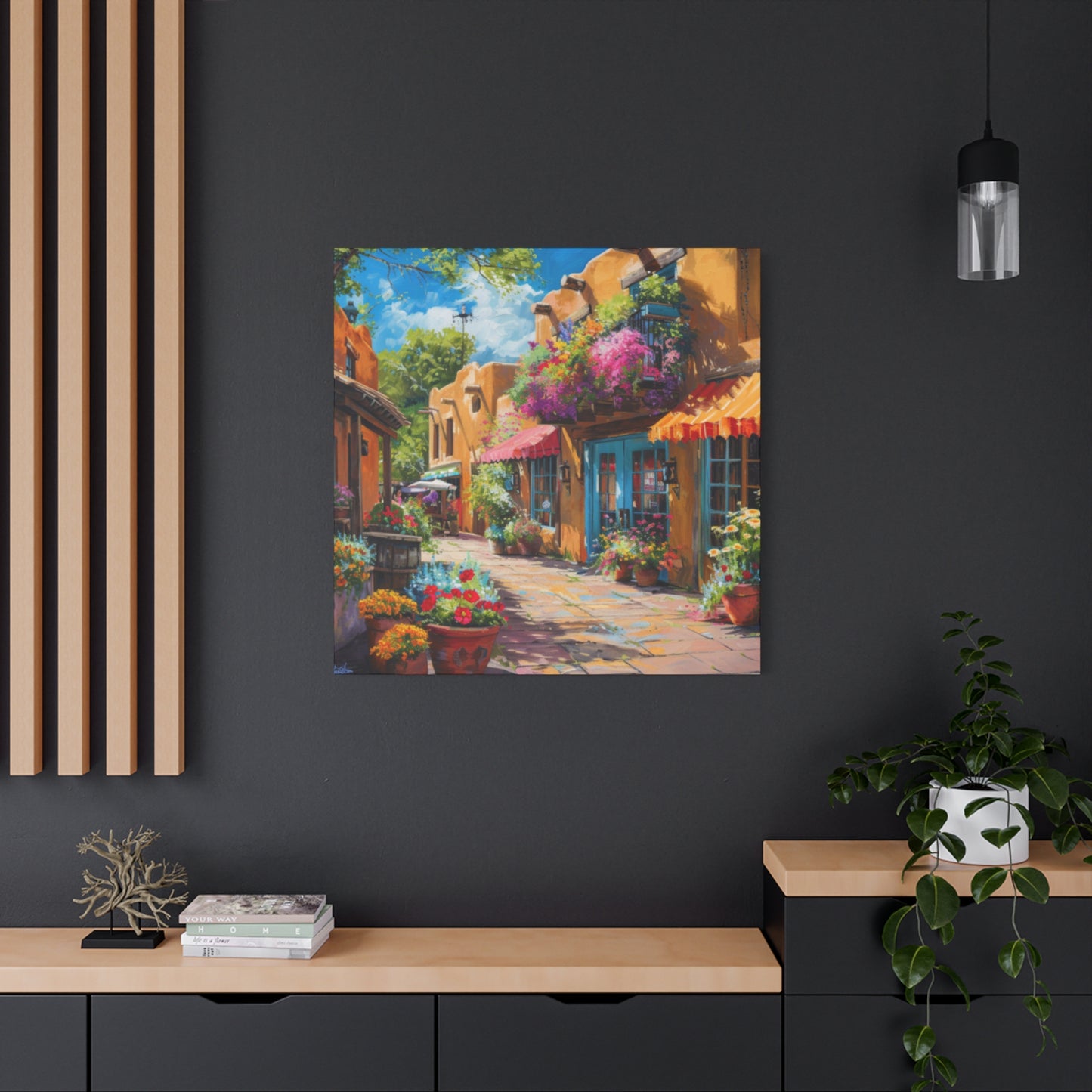 Canvas Print Santa Fe Street