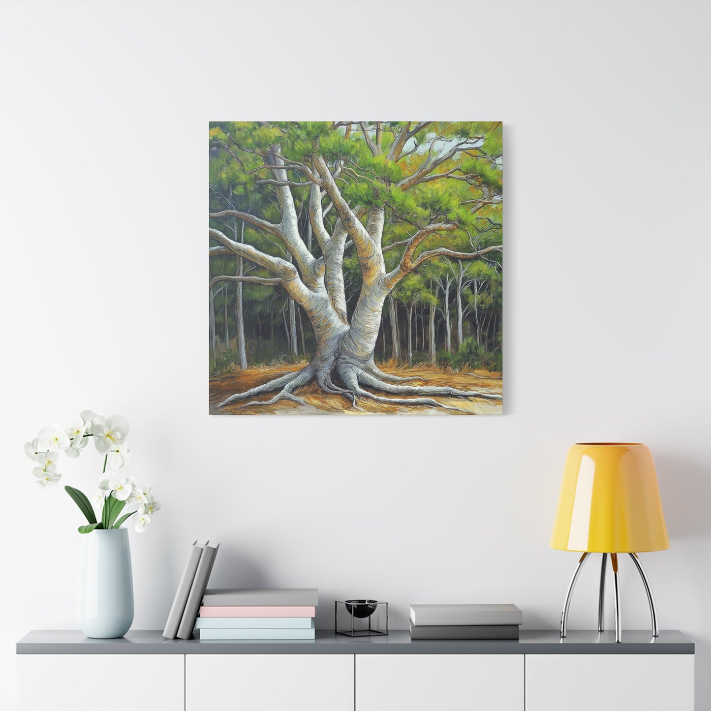 Canvas Wall Art - Pondering Pine Tree VI