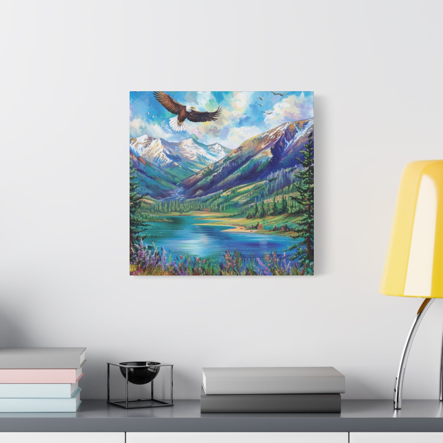 Canvas Print Beautiful Lake Vallecito