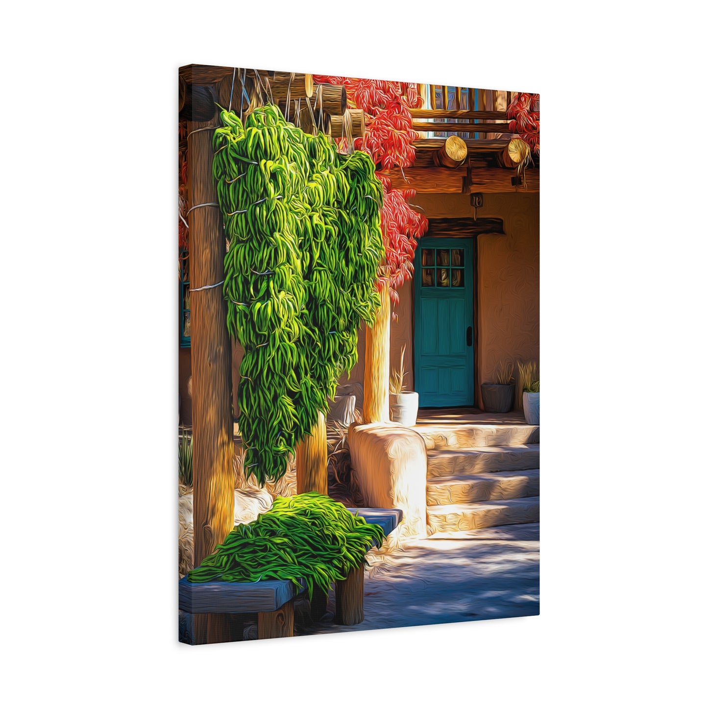 Canvas Wall Art - Green Green Chile Gem