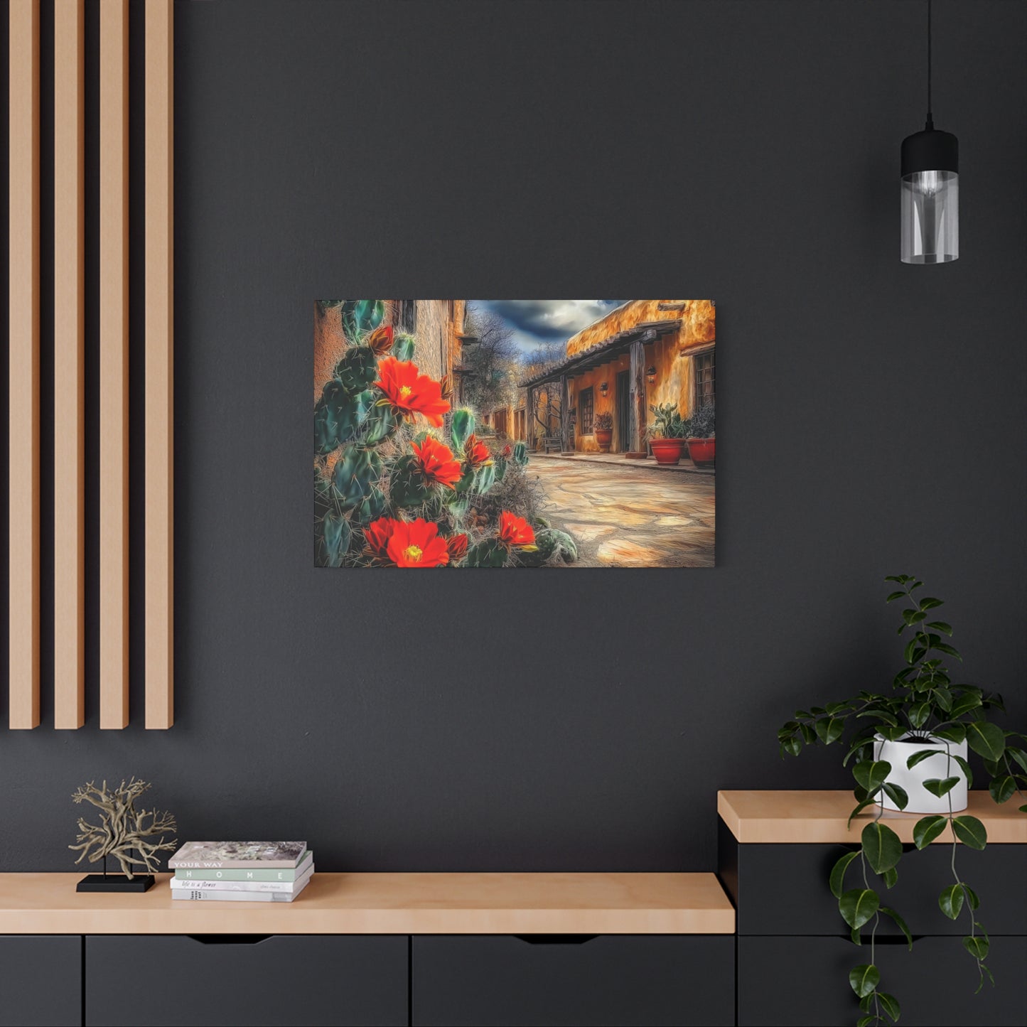 Canvas Print - NM Cacti Village Too
