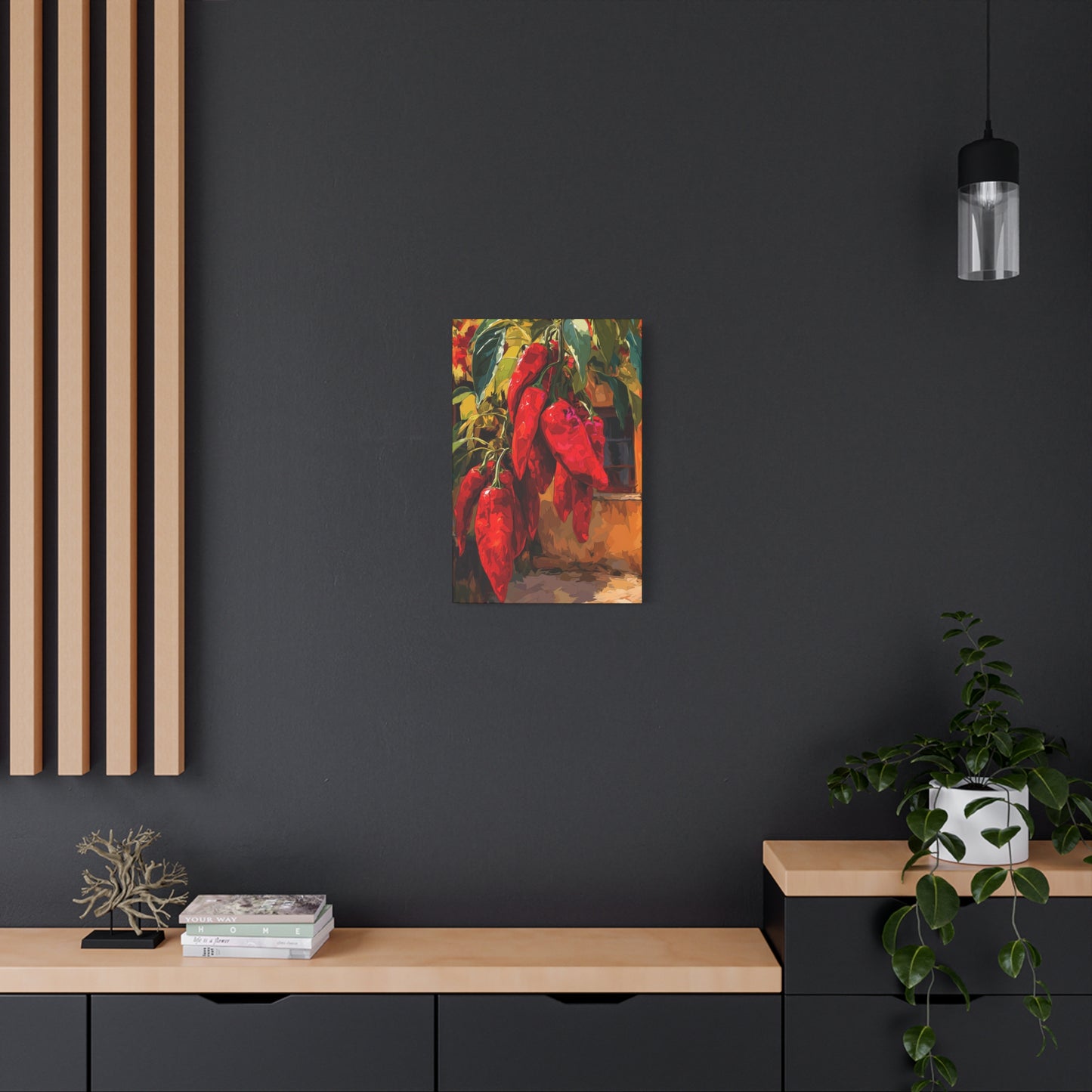 Canvas Wall Art - Red Chiles Casa Design