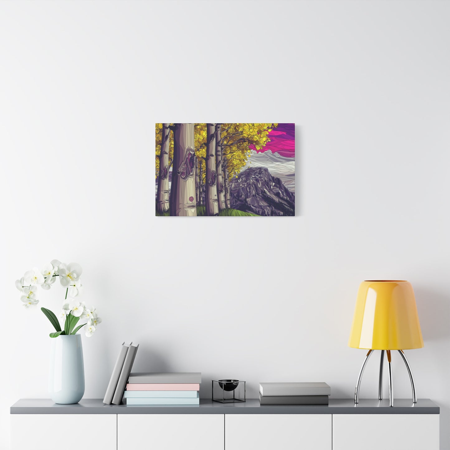 Canvas Print - Aspen Bolder Trees