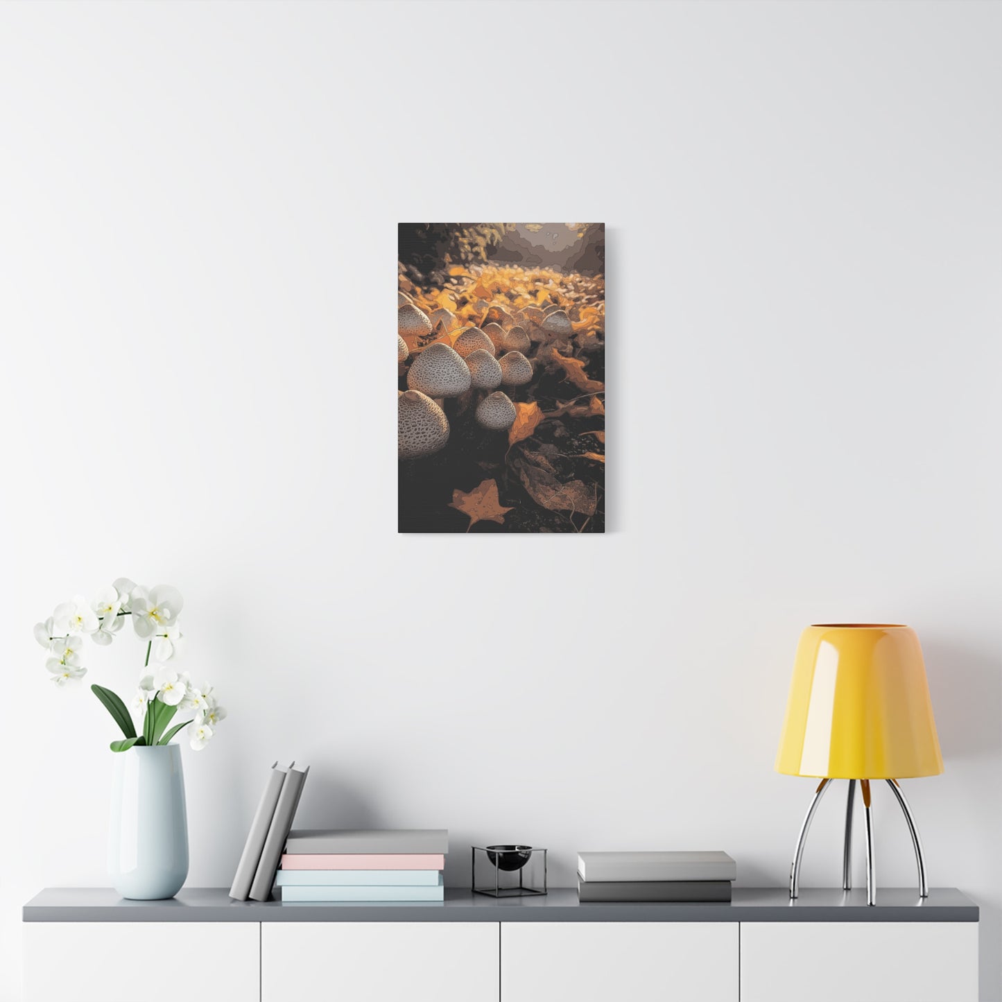 Canvas Print - Golden Colorado Mushrooms