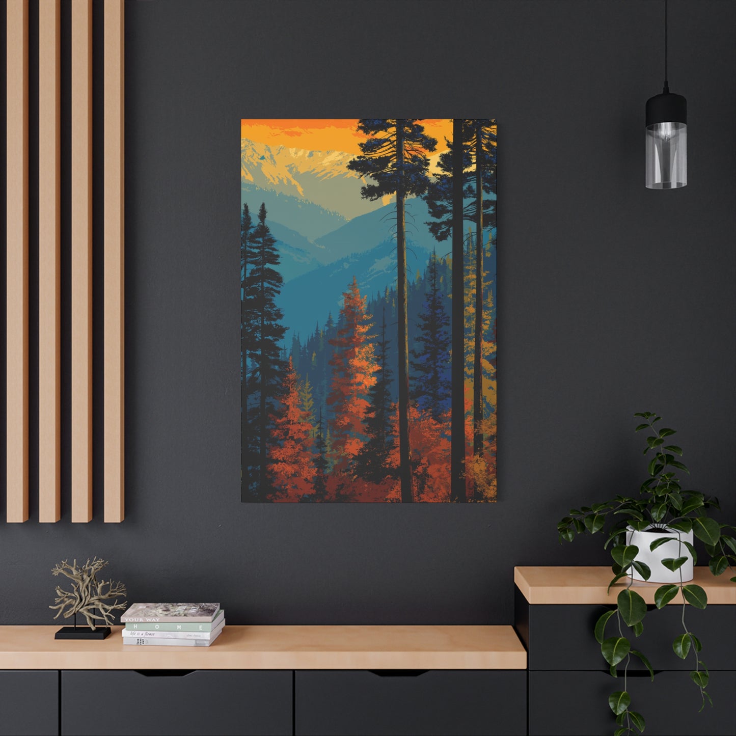 Canvas Print - Rocky Mountain Glorious Trees
