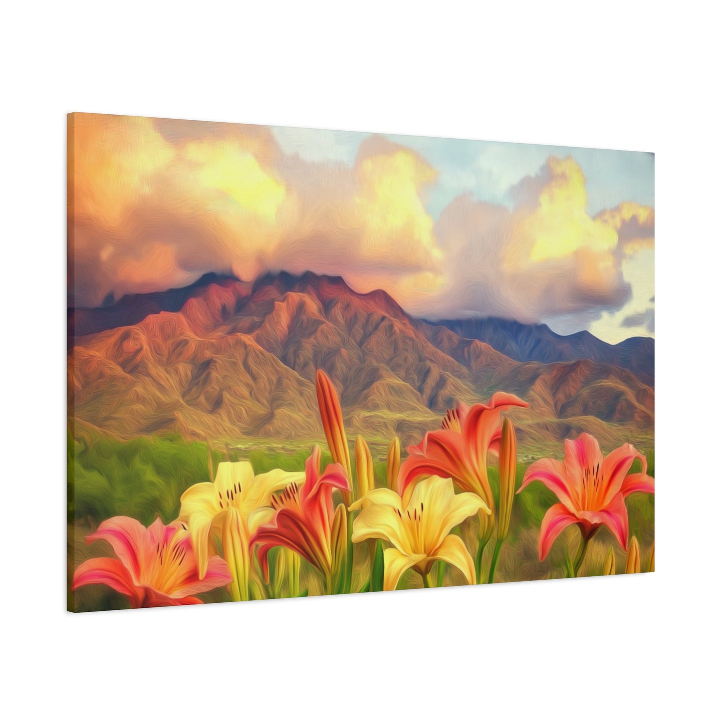 Canvas Print - SF Lillies at Dawn V4