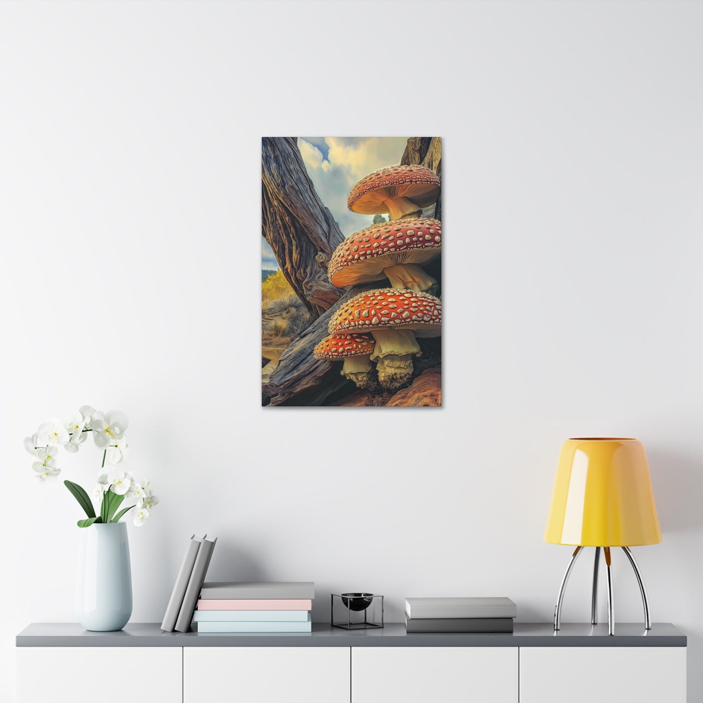 Wall Art - Mountain High Mushroom 1.5 inch depth