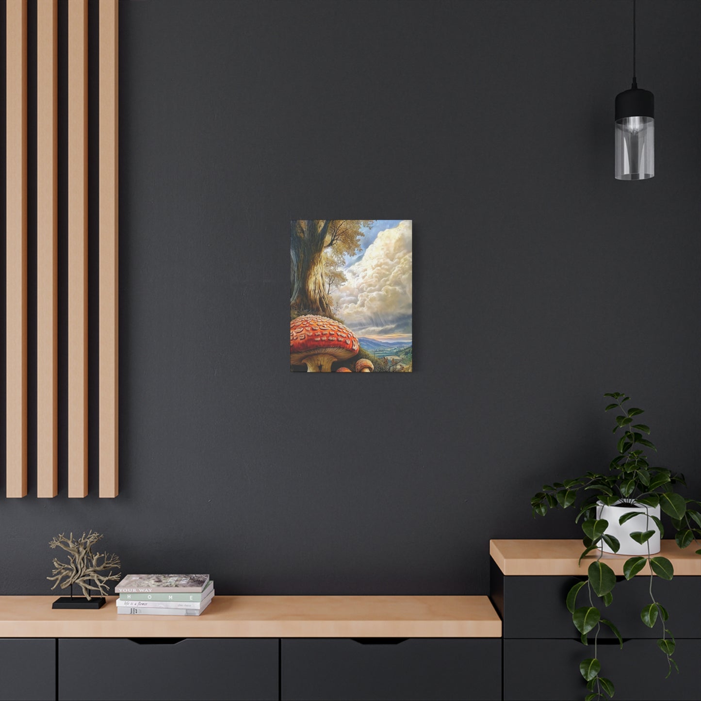 Canvas Print - Giant Red Mushroom in Rockies