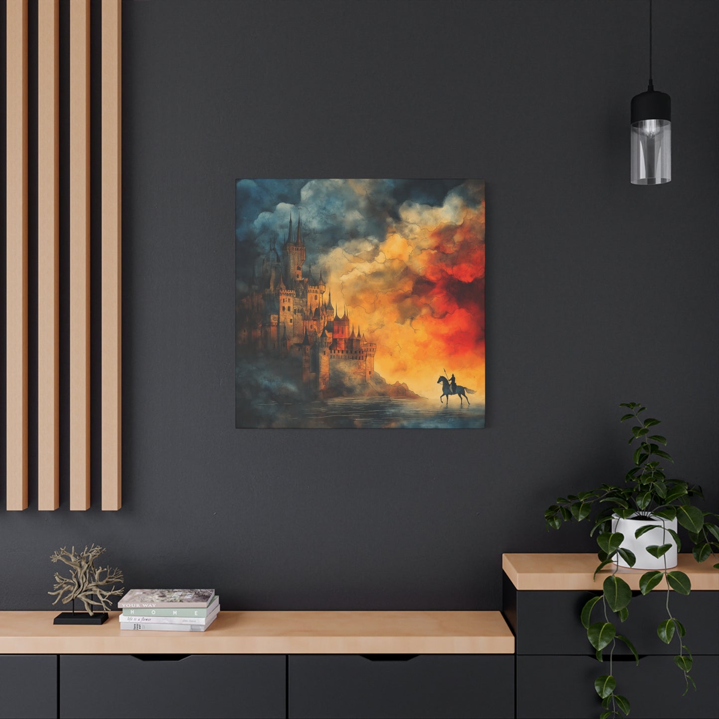 Fantasy Castle Canvas Art - Stretched Wall Decor for Home