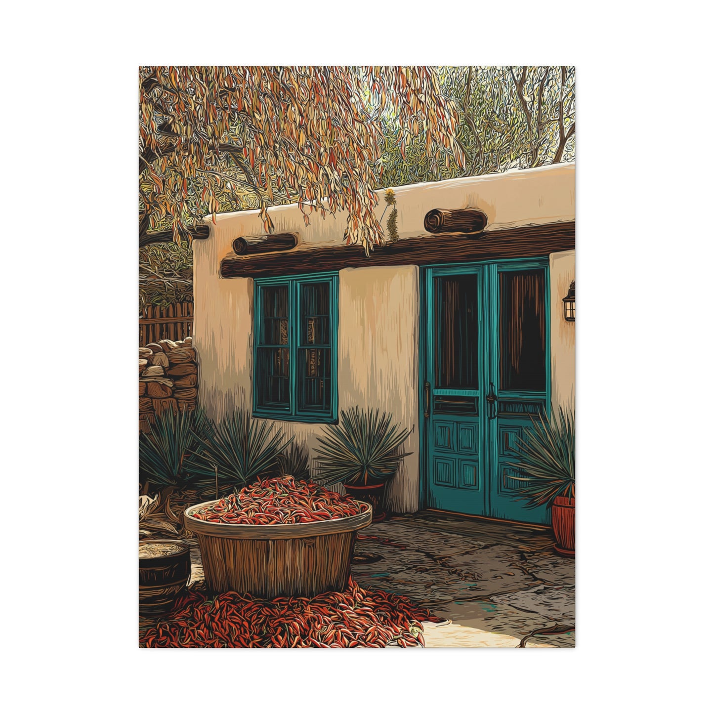Canvas Print Rural NM Casa