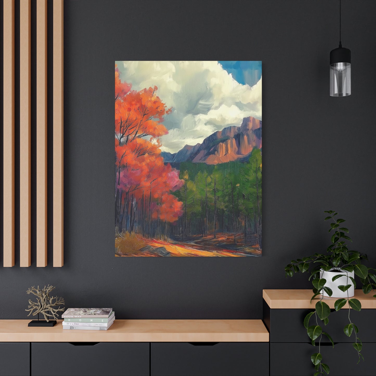 Canvas Print - Rocky Mountain Glorious Trees