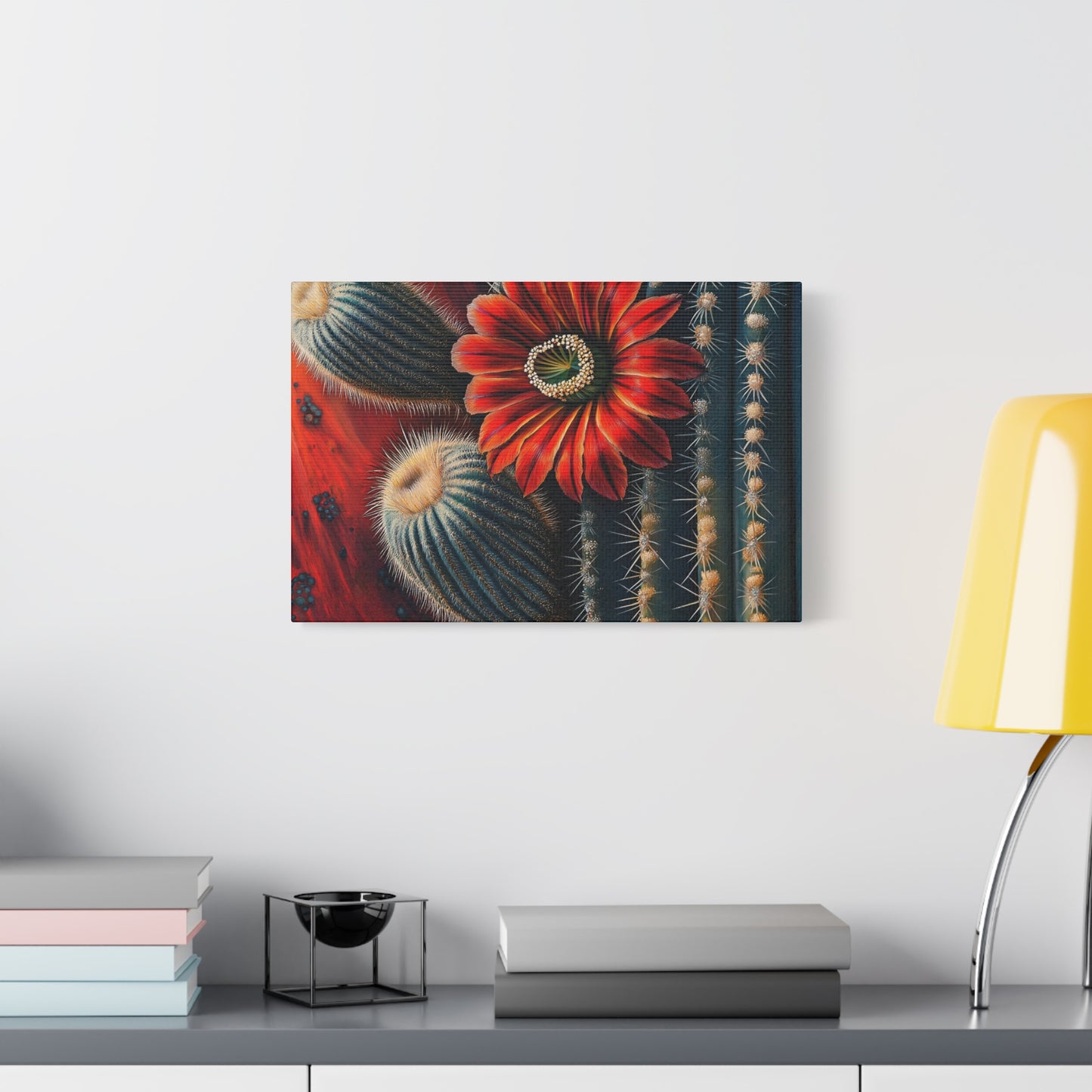 Canvas Print Santa Fe Bold Cactus Flower