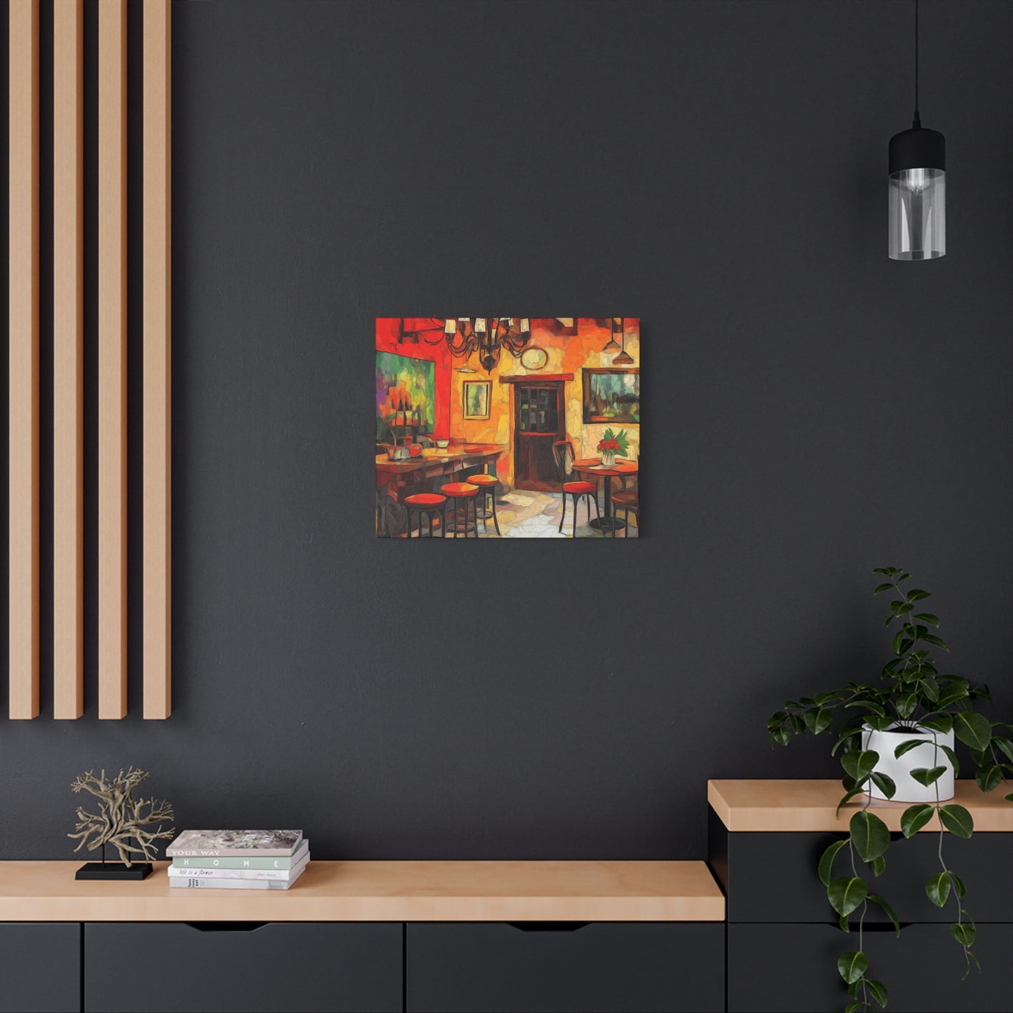 Vibrant Restaurant Canvas Wall Art - Colorful Decor for Dining Spaces