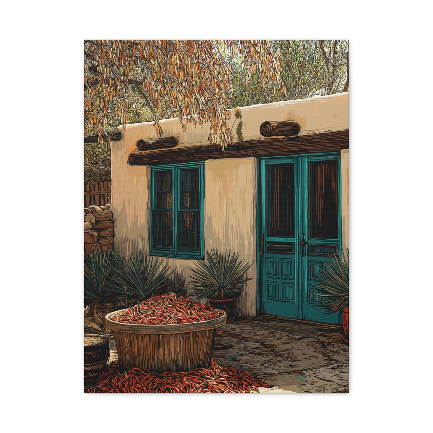 Canvas Print Rural NM Casa