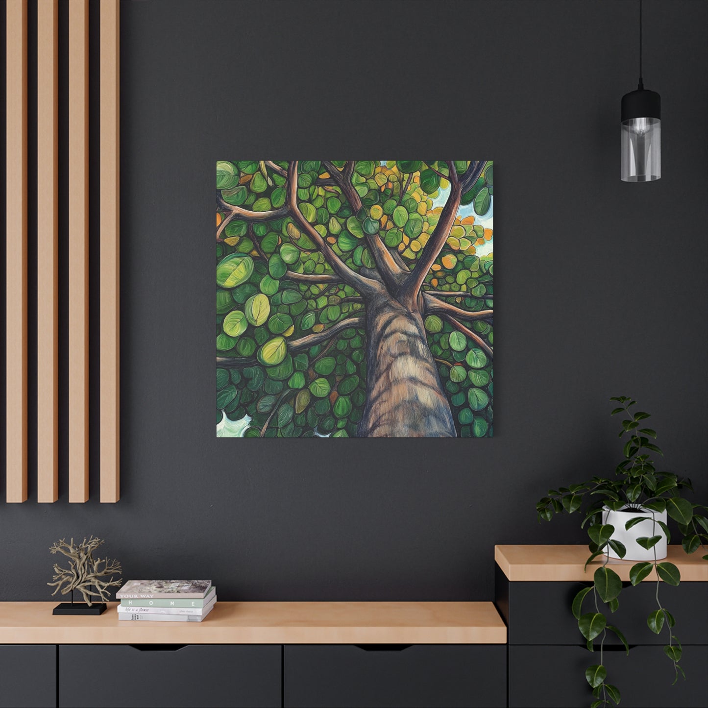 Canvas Print - Amazing Tree #4, Stretched Matte 1 25"