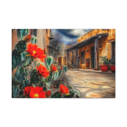 Canvas Print - NM Cacti Village Too