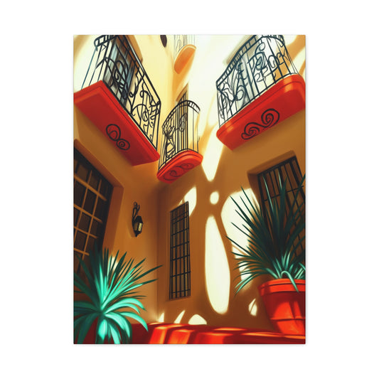 Canvas Art Print - Adobe Wow Design