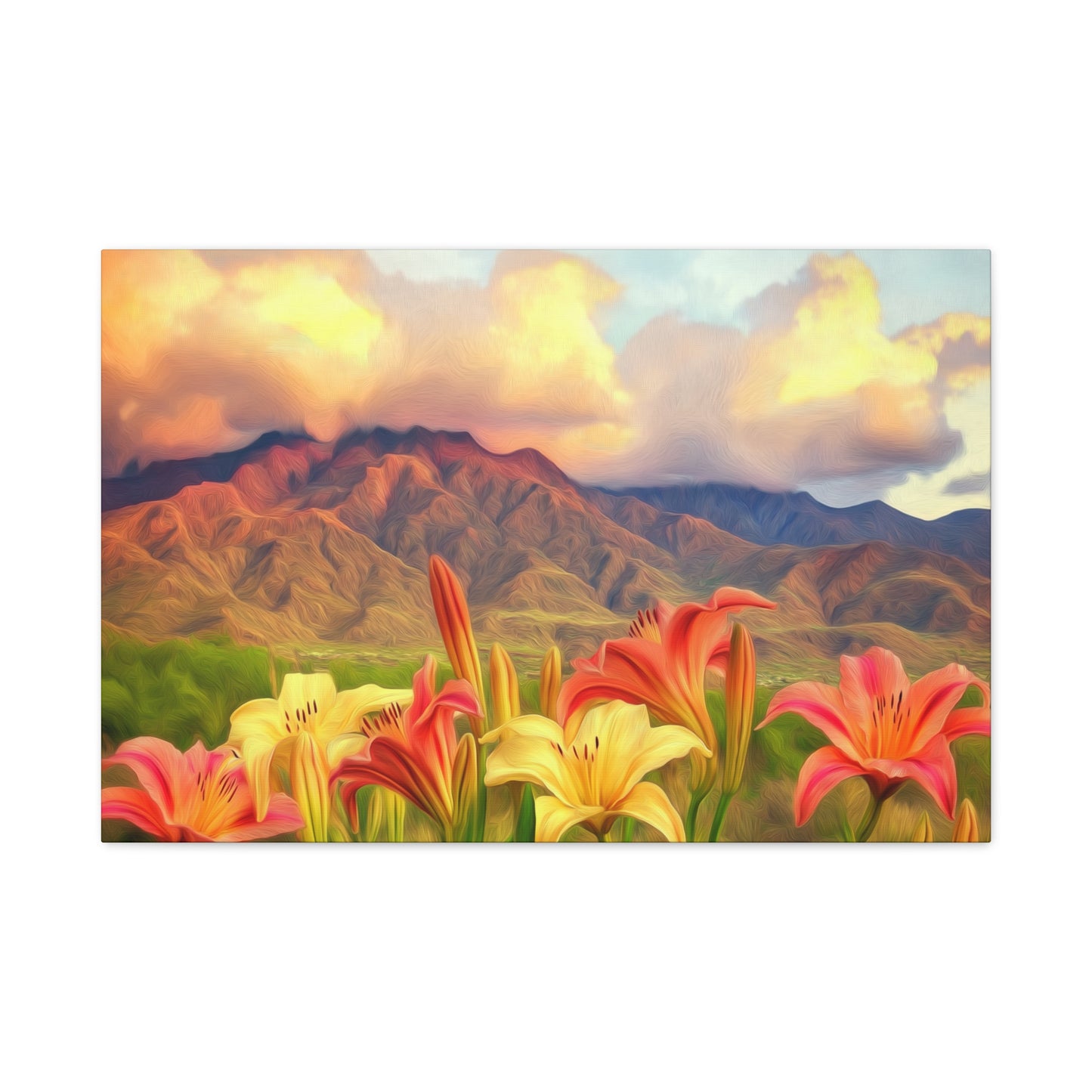 Canvas Print - SF Lillies at Dawn V4