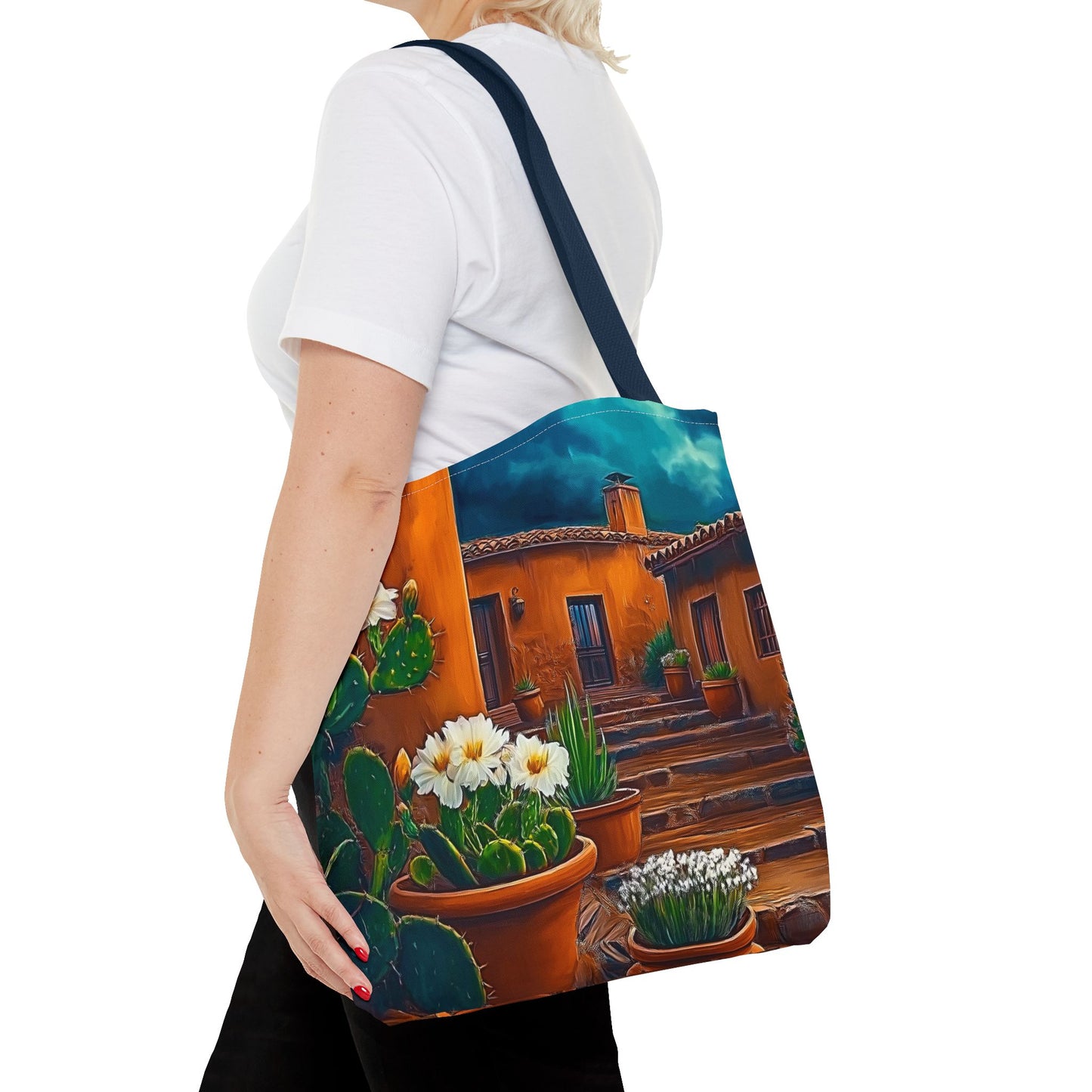 Vibrant Floral Tote Bag, Flower Print Satchel, Eco-Friendly Shopping Bag, Travel Companion, Unique Gift for Nature Lovers