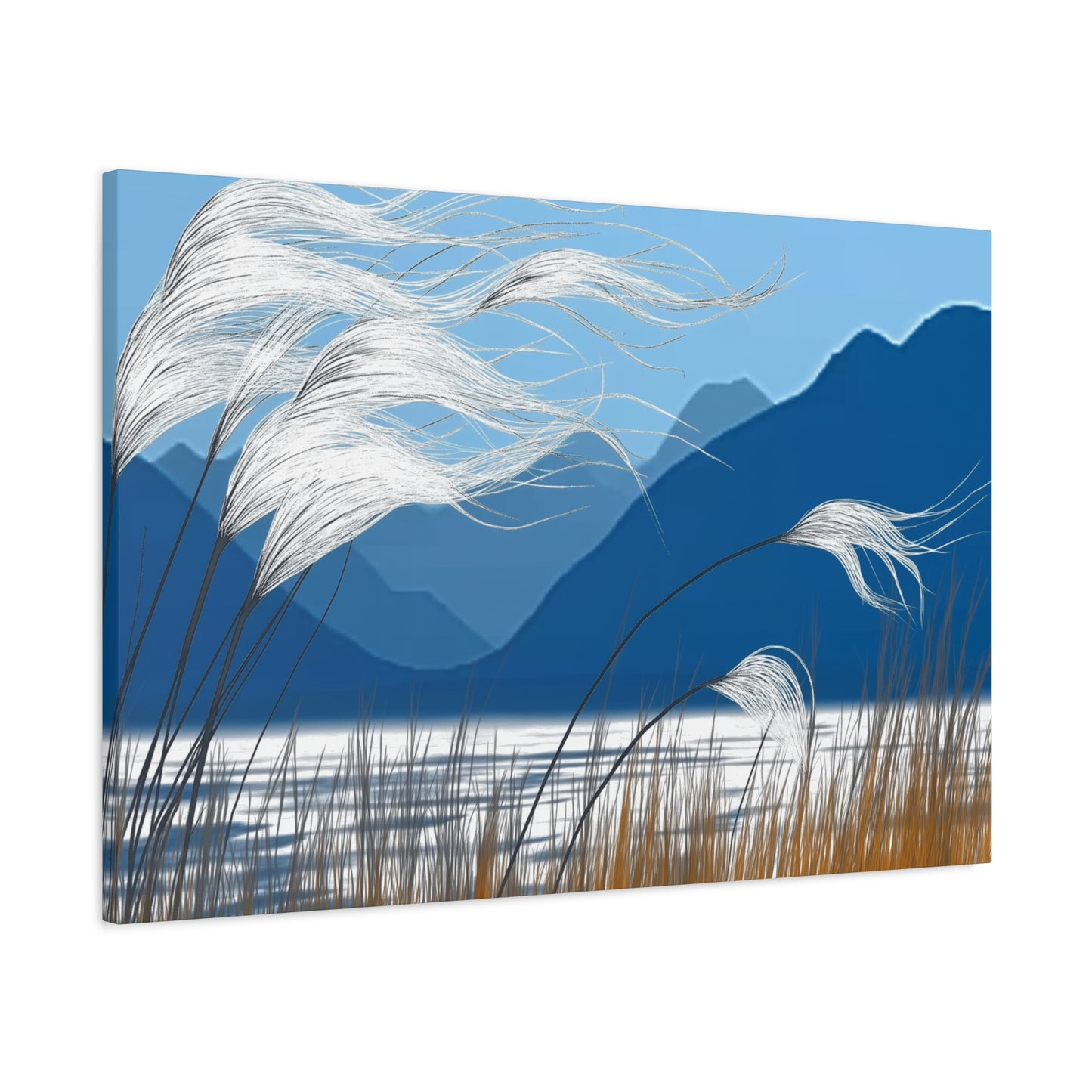 Canvas Wall Art - Blue Mountain Breeze
