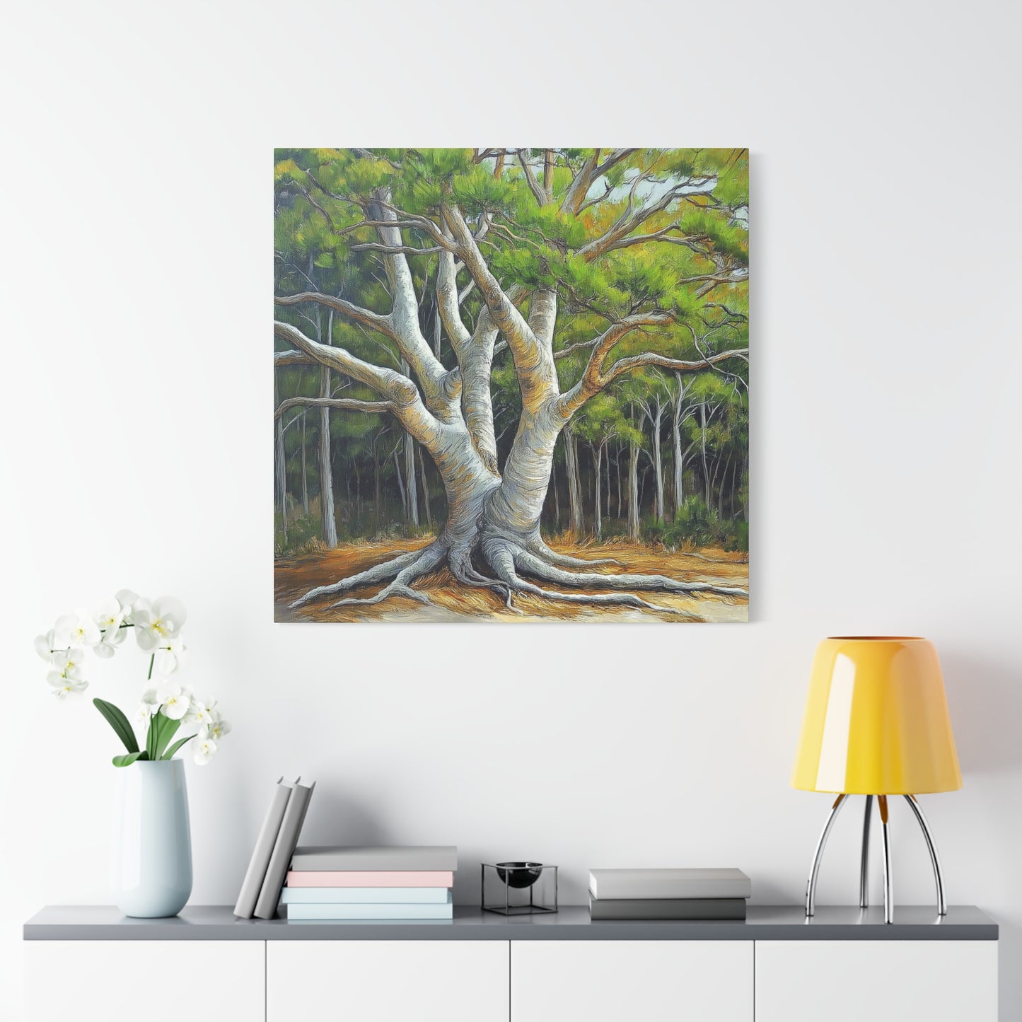 Canvas Wall Art - Pondering Pine Tree VI