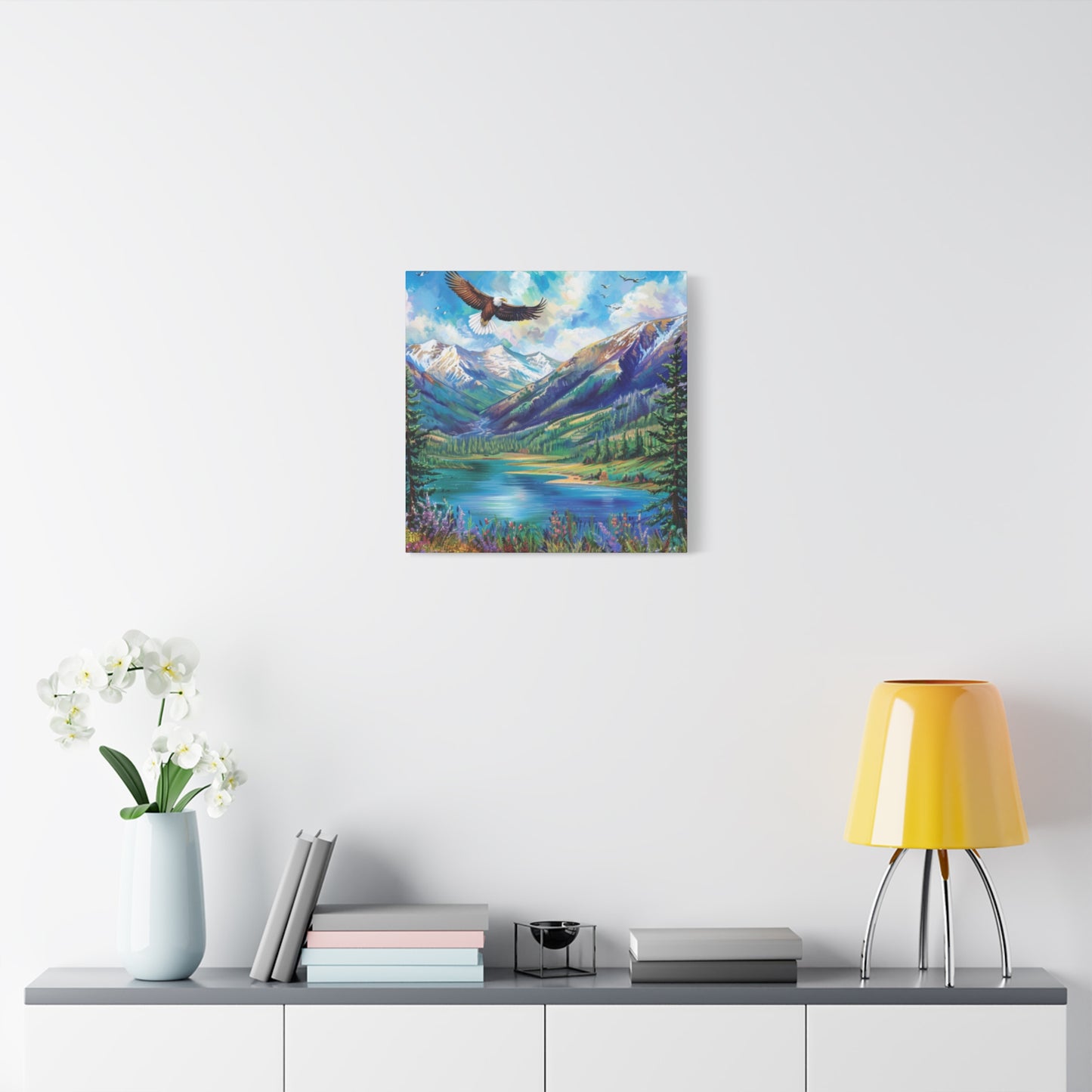 Canvas Print Beautiful Lake Vallecito