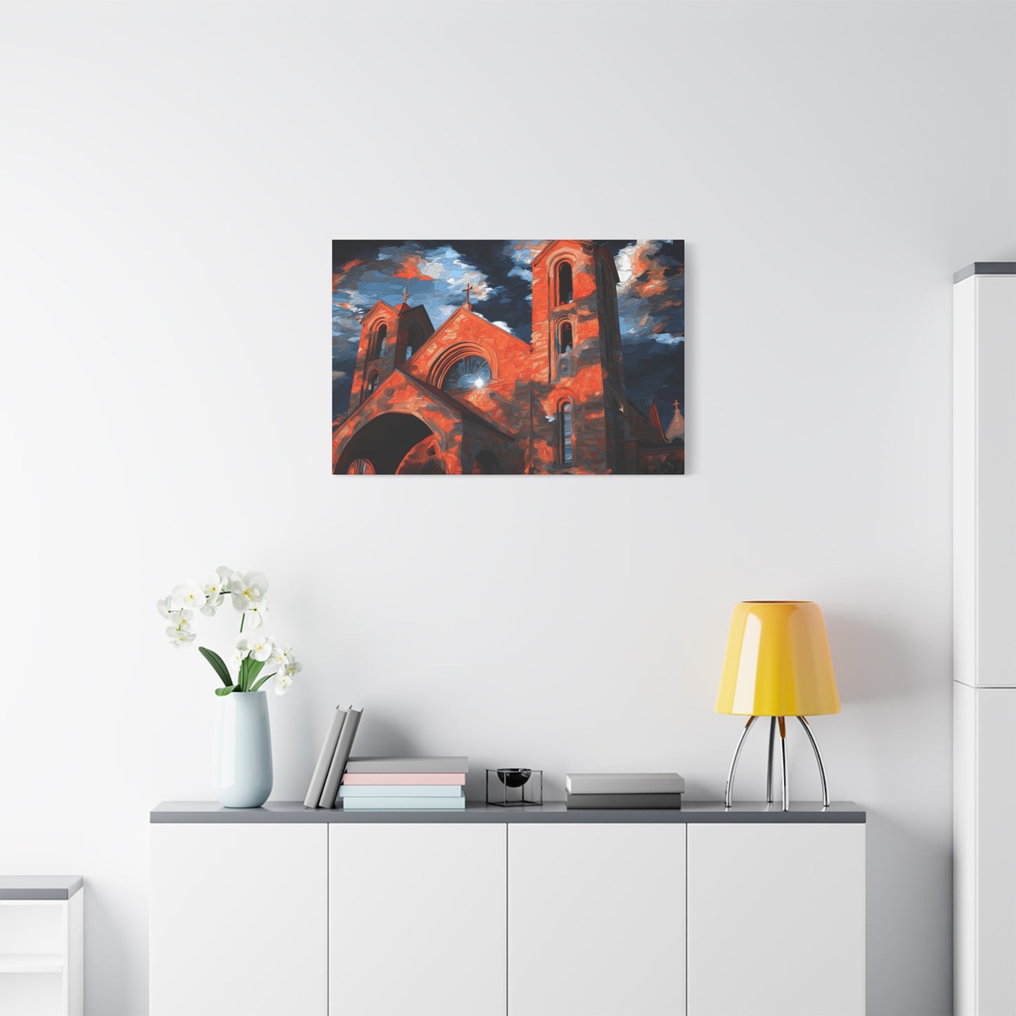 Canvas Print - Church at Night
