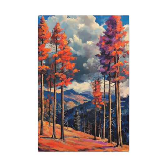 Autumn Landscape Canvas Print – Stunning Forest Wall Art